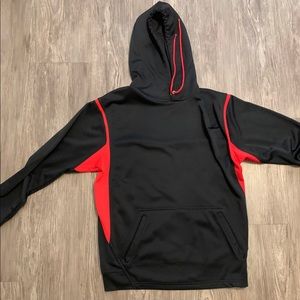 Black Tex Black and red hoodie